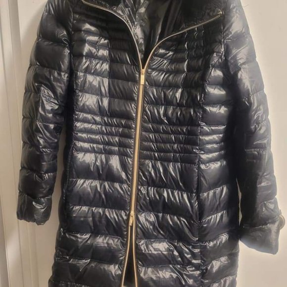 Karl Lagerfeld 3/4 length puffer coat - Picture 2 of 5